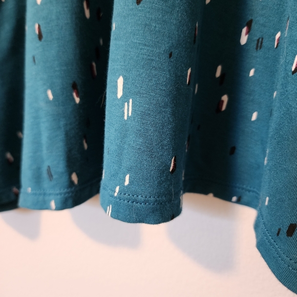 Apt 9 Teal Patterned Dress Size Small - Picture 2 of 8